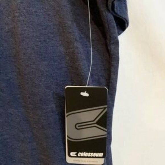 New Auburn Tigers AU Polo Golf Shirt Coaches Striped Size L NCAA Colosseum - Picture 4 of 8